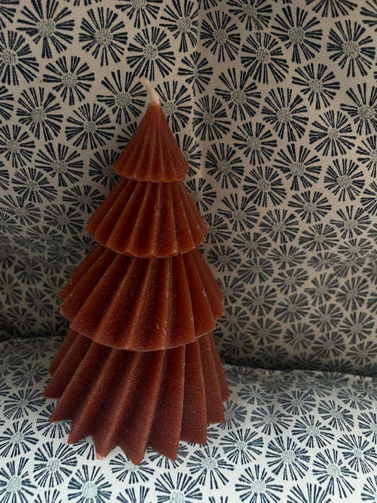 Svíčka Stromeček − hnědá